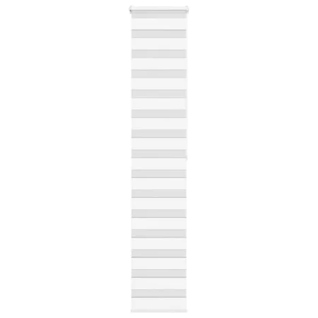 White zebra curtain 50x200 cm, fabric width 45.9 cm, polyester. by , Blinds and blinds - Ref: Foro24-4014771, Price: 23,33 €,...