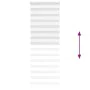 Estor cebra blanco 75x230 cm tejido ancho 70,9 cm poliéster de , Persianas y estores - Ref: Foro24-4014802, Precio: 25,89 €, ...