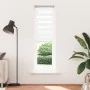 This white zebra curtain is 60x230 cm, with a width of 55.9 cm, made of polyester. by , Blinds and blinds - Ref: Foro24-40147...