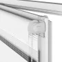 This white zebra curtain is 60x230 cm, with a width of 55.9 cm, made of polyester. by , Blinds and blinds - Ref: Foro24-40147...