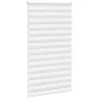 White zebra curtain 125x200 cm, fabric width 120.9 cm, made of polyester. by , Blinds and blinds - Ref: Foro24-4014786, Price...