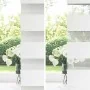 White zebra curtain 145x230 cm, fabric width 140.9 cm, made of polyester. by , Blinds and blinds - Ref: Foro24-4014816, Price...