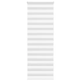 White zebra curtain 85x200 cm, fabric width 80.9 cm, made of polyester. by , Blinds and blinds - Ref: Foro24-4014778, Price: ...
