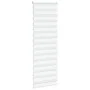 White zebra curtain 85x200 cm, fabric width 80.9 cm, made of polyester. by , Blinds and blinds - Ref: Foro24-4014778, Price: ...