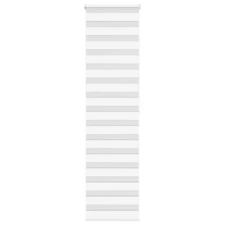 White zebra curtain 60x200 cm, fabric width 55.9 cm, polyester. by , Blinds and blinds - Ref: Foro24-4014773, Price: 27,38 €,...