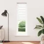White zebra curtain 60x200 cm, fabric width 55.9 cm, polyester. by , Blinds and blinds - Ref: Foro24-4014773, Price: 27,38 €,...
