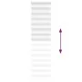White zebra curtain 60x200 cm, fabric width 55.9 cm, polyester. by , Blinds and blinds - Ref: Foro24-4014773, Price: 27,38 €,...