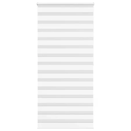 White zebra curtain 115x200 cm, fabric width 110.9 cm, made of polyester. by , Blinds and blinds - Ref: Foro24-4014784, Price...