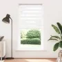 White zebra curtain 115x200 cm, fabric width 110.9 cm, made of polyester. by , Blinds and blinds - Ref: Foro24-4014784, Price...