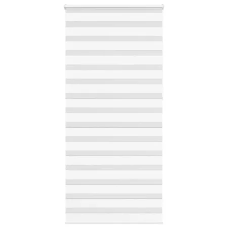 White zebra curtain 110x230 cm, fabric width 105.9 cm, made of polyester. by , Blinds and blinds - Ref: Foro24-4014809, Price...