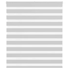 Graues Zebra-Vorhang 130x150cm, Stoffbreite 125,9cm, aus Polyester. von , Jalousien und Jalousien - Ref: Foro24-4014449, Prei...