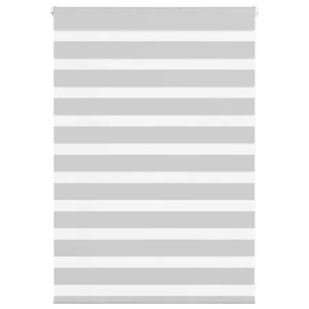 Light gray zebra curtain 95x100cm, fabric width 90.9cm, made of polyester. by , Blinds and blinds - Ref: Foro24-4014416, Pric...