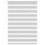 Light gray zebra curtain 95x100cm, fabric width 90.9cm, made of polyester. by , Blinds and blinds - Ref: Foro24-4014416, Pric...