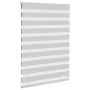 Light gray zebra curtain 95x100cm, fabric width 90.9cm, made of polyester. by , Blinds and blinds - Ref: Foro24-4014416, Pric...