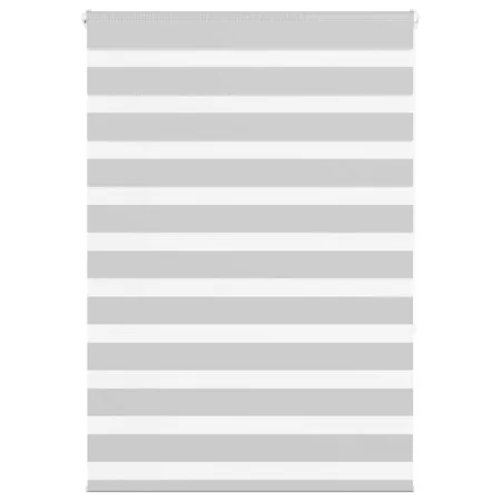 Light gray zebra curtain 95x150 cm, fabric width 90.9 cm, made of polyester. by , Blinds and blinds - Ref: Foro24-4014442, Pr...