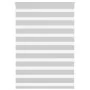 Light gray zebra curtain 95x150 cm, fabric width 90.9 cm, made of polyester. by , Blinds and blinds - Ref: Foro24-4014442, Pr...