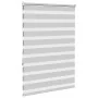 Light gray zebra curtain 95x150 cm, fabric width 90.9 cm, made of polyester. by , Blinds and blinds - Ref: Foro24-4014442, Pr...
