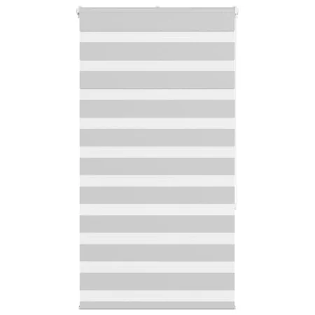 Leicht grauer Zebra-Vorhang 85x150 cm, Stoffbreite 80,9 cm, aus Polyester. von , Jalousien und Jalousien - Ref: Foro24-401444...