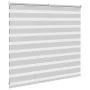 Light gray zebra curtain 155x100cm, fabric width 150.9cm, made of polyester. by , Blinds and blinds - Ref: Foro24-4014428, Pr...