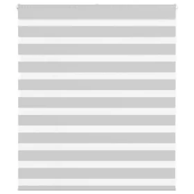 Graues Zebra-Vorhang 120x100cm, Stoffbreite 115,9cm, aus Polyester. von , Jalousien und Jalousien - Ref: Foro24-4014421, Prei...