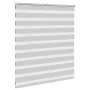 Light gray zebra curtain 120x100cm, fabric width 115.9cm, made of polyester. by , Blinds and blinds - Ref: Foro24-4014421, Pr...