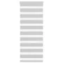 Light gray zebra curtain 60x150 cm, fabric width 55.9 cm, made of polyester. by , Blinds and blinds - Ref: Foro24-4014435, Pr...