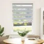 Light gray zebra curtain 70x150 cm, fabric width 65.9 cm, polyester. by , Blinds and blinds - Ref: Foro24-4014437, Price: 21,...