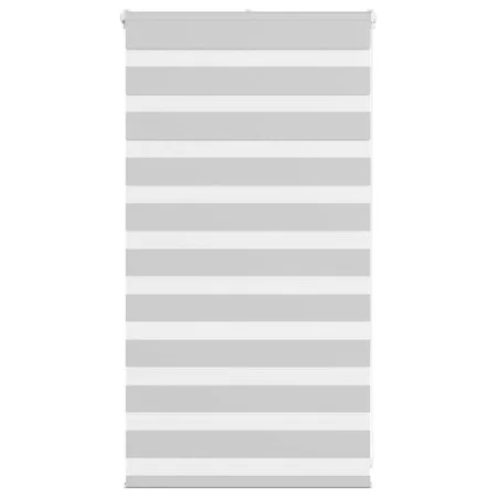 Light gray zebra curtain 85x100cm, fabric width 80.9cm, made of polyester. by , Blinds and blinds - Ref: Foro24-4014414, Pric...