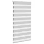 Light gray zebra curtain 85x100cm, fabric width 80.9cm, made of polyester. by , Blinds and blinds - Ref: Foro24-4014414, Pric...