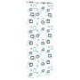 Estor enrollable para ducha casete tela 90x240 cm ancho 86 cm de , Persianas y estores - Ref: Foro24-4014945, Precio: 17,32 €...