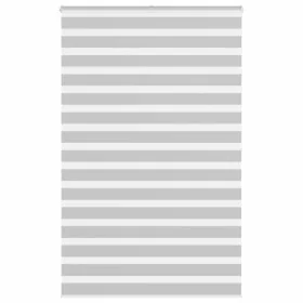 Light gray zebra curtain 140x200cm, fabric width 135.9cm, polyester. by , Blinds and blinds - Ref: Foro24-4014477, Price: 36,...
