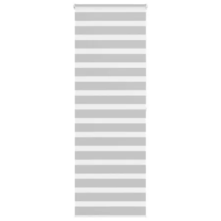 Light gray zebra curtain 70x200cm, fabric width 65.9cm, made of polyester. by , Blinds and blinds - Ref: Foro24-4014463, Pric...