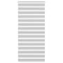Graues Zebra-Vorhang 95x230 cm, Stoffbreite 90,9 cm, aus Polyester. von , Jalousien und Jalousien - Ref: Foro24-4014494, Prei...
