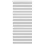Light gray zebra curtain 95x230 cm, fabric width 90.9 cm, made of polyester. by , Blinds and blinds - Ref: Foro24-4014494, Pr...