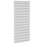 Light gray zebra curtain 95x230 cm, fabric width 90.9 cm, made of polyester. by , Blinds and blinds - Ref: Foro24-4014494, Pr...