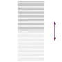 Graues Zebra-Vorhang 95x230 cm, Stoffbreite 90,9 cm, aus Polyester. von , Jalousien und Jalousien - Ref: Foro24-4014494, Prei...