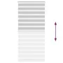 Light gray zebra curtain 95x230 cm, fabric width 90.9 cm, made of polyester. by , Blinds and blinds - Ref: Foro24-4014494, Pr...