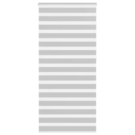 Light gray zebra curtain 105x230cm, fabric width 100.9cm, made of polyester. by , Blinds and blinds - Ref: Foro24-4014496, Pr...