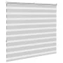 Light gray zebra curtain 155x150cm, fabric width 150.9cm, polyester. by , Blinds and blinds - Ref: Foro24-4014454, Price: 29,...
