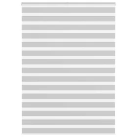 Leicht grauer Zebra-Vorhang 155x200cm, Stoffbreite 150,9cm, aus Polyester. von , Jalousien und Jalousien - Ref: Foro24-401448...