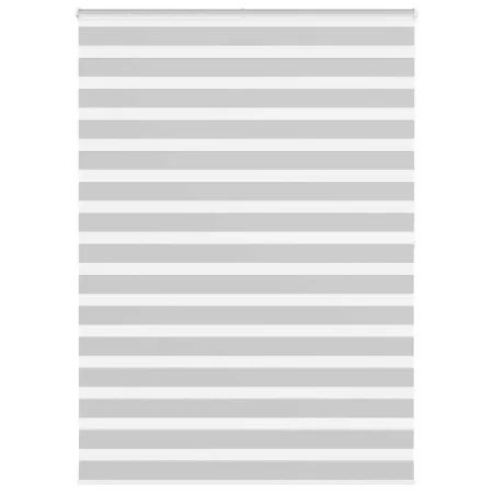 Light gray zebra curtain 155x200cm, fabric width 150.9cm, polyester. by , Blinds and blinds - Ref: Foro24-4014480, Price: 32,...