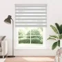 Light gray zebra curtain 155x200cm, fabric width 150.9cm, polyester. by , Blinds and blinds - Ref: Foro24-4014480, Price: 32,...