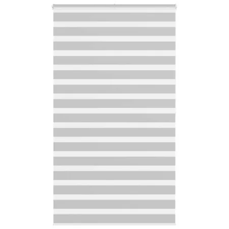 Light gray zebra curtain 130x200cm, fabric width 125.9cm, made of polyester. by , Blinds and blinds - Ref: Foro24-4014475, Pr...