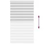 Light gray zebra curtain 130x200cm, fabric width 125.9cm, made of polyester. by , Blinds and blinds - Ref: Foro24-4014475, Pr...