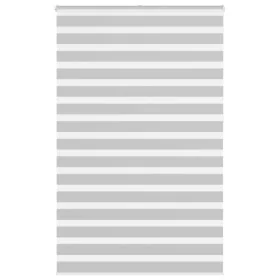 Grauer Zebra-Vorhang 150x230cm, Stoffbreite 145,9cm, aus Polyester. von , Jalousien und Jalousien - Ref: Foro24-4014505, Prei...