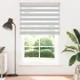 Light gray zebra curtain 150x230cm, fabric width 145.9cm, made of polyester. by , Blinds and blinds - Ref: Foro24-4014505, Pr...