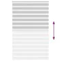 Light gray zebra curtain 150x230cm, fabric width 145.9cm, made of polyester. by , Blinds and blinds - Ref: Foro24-4014505, Pr...