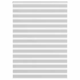 Light gray zebra curtain 160x230cm, fabric width 155.9cm, made of polyester. by , Blinds and blinds - Ref: Foro24-4014507, Pr...