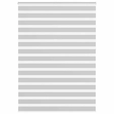 Light gray zebra curtain 160x230cm, fabric width 155.9cm, made of polyester. by , Blinds and blinds - Ref: Foro24-4014507, Pr...