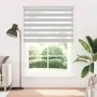 Light gray zebra curtain 160x230cm, fabric width 155.9cm, made of polyester. by , Blinds and blinds - Ref: Foro24-4014507, Pr...
